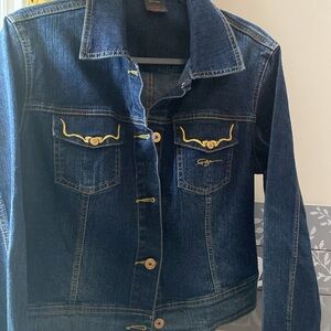 FUBU Y2K jean jacket size medium